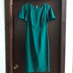 Bagdly Mischka green cocktail dress